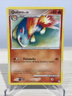 Quilava 60/123 Mysterious Treasures Uncommon Pokemon 2007 - NM - Image 1
