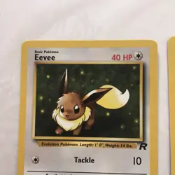 Pokemon TCG: Eevee 55/82 & Dark Vaporean 45/82 Team Rocket Unlimited - Image 4