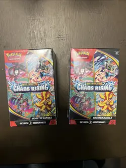 Pokemon Chaos Rising Booster Bundle x2 SHIPS TODAY (12 total booster packs) - Image 1
