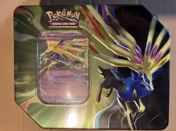 Pokemon Azure Legends Tin Xerneas ex Foil Promo with 5 Booster Packs - Image 1