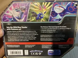 Pokemon Azure Legends Tin Xerneas ex Foil Promo with 5 Booster Packs - Image 2