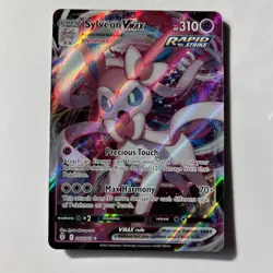 Pokemon Sylveon VMAX Ultra Rare 075/203 Evolving Skies Full Art Holo 310 HP - Image 1