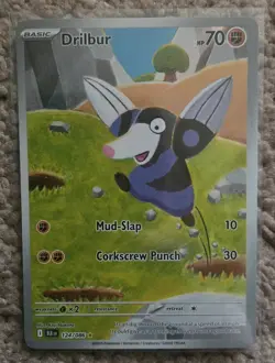 Drilbur 124/086 Pokemon SV: Black Bolt Holo - Image 1