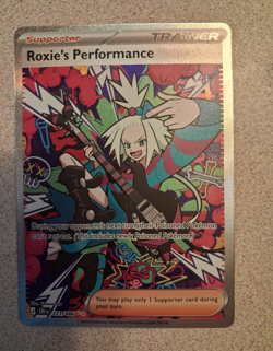 Pokemon Nintendo Roxie's Performance Ultra Rare Full Art Holo 121/111 2017 ENG - Image 1