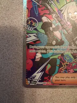 Pokemon Nintendo Roxie's Performance Ultra Rare Full Art Holo 121/111 2017 ENG - Image 3