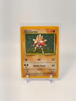 Hitmonchan 7/102 LP Base Set Unlimited Holo Pokemon - Image 1