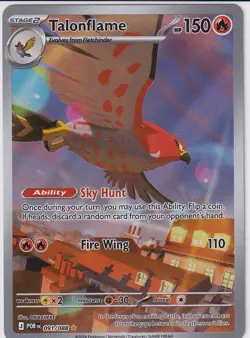 Talonflame 091/088 Me03: Perfect Order Holo POKEMON CARD - Image 2