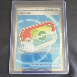 Pokemon Poke Pad 123/088 Ultra Rare Full Art Trainer English 2026 - Image 1