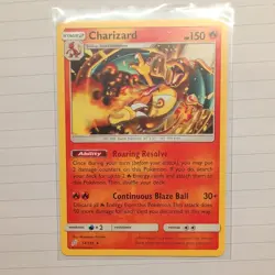Pokemon TCG - Charizard - 14/181 - Non-Holo Rare - Sun And Moon: Team Up LP - Image 1