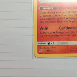 Pokemon TCG - Charizard - 14/181 - Non-Holo Rare - Sun And Moon: Team Up LP - Image 5