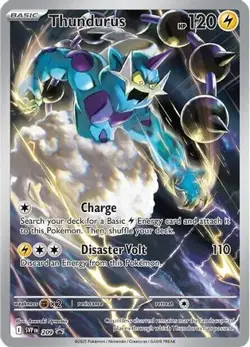 Thundurus 209 Holo Promo Scarlet & Violet Promo Pokemon Near Mint - Image 1
