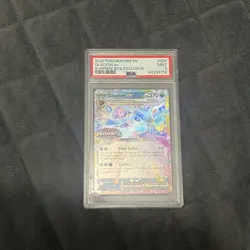 Pokemon Glaceon ex Sv: Prismatic Evolutions 026/131 Double Rare Holo PSA 9 - Image 1