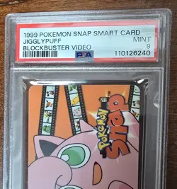 1999 Pokemon Jigglypuff Gemplus Snap Blockbuster Card PSA 9 Professional Graded - Image 2
