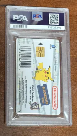 1999 Pokemon Jigglypuff Gemplus Snap Blockbuster Card PSA 9 Professional Graded - Image 4