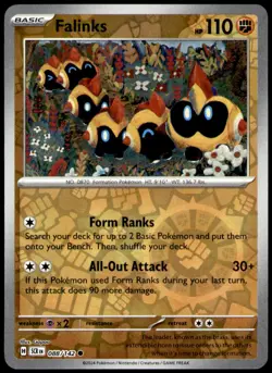 Falinks 88/142 Common Stellar Crown Pokemon Reverse Holo Near Mint - Image 1
