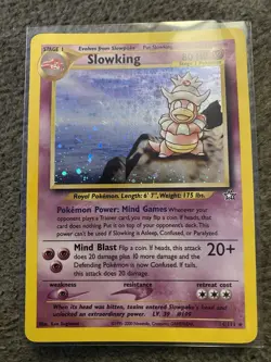 Pokemon TCG Slowking Neo Genesis Holo Rare Near Mint #199 - Image 3