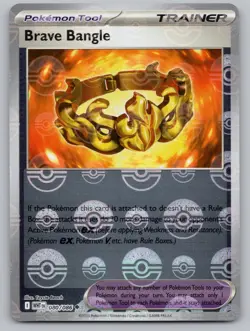 Brave Bangle (Poke Ball Pattern) 080/086 Holo Uncommon White Flare Pokemon NM/M - Image 1