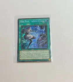 Yu-Gi-Oh! Verre Magic -Lacrima Of Light #BLMM-EN046 1st Edition Secret Rare (NM) - Image 1