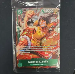Monkey.D.Luffy P-135 Winner Stamp OP16 Pre-Release Event Promo Card Sealed - Image 1