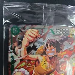 Monkey.D.Luffy P-135 Winner Stamp OP16 Pre-Release Event Promo Card Sealed - Image 2