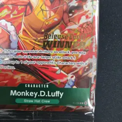 Monkey.D.Luffy P-135 Winner Stamp OP16 Pre-Release Event Promo Card Sealed - Image 4