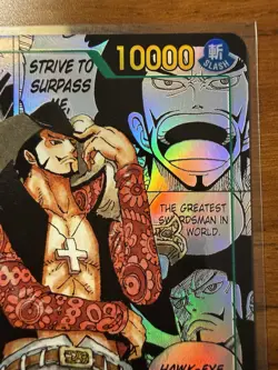 Dracule Mihawk (Manga) Secret Rare OP14-119 Azure Sea’s Seven One Piece English - Image 5