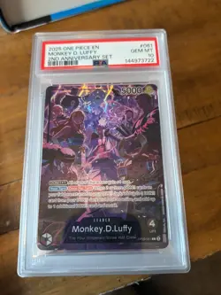 Monkey.D.Luffy (English Version 2nd Anniversary Set) OP09-061 One Piece... - Image 1