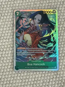Boa Hancock One Piece OP16 The Time of Battle Super Rare Foil #032 - Image 1