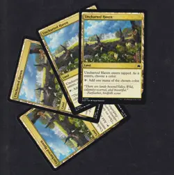 UNCHARTED HAVEN x4 Playset #261 Bloomburrow MTG Magic Gathering Near Mint NM - Image 1