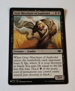 MtG Gray Merchant of Asphodel (Mystery Booster) Common English MINT - Image 1