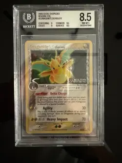 Pokemon Dragonite 3/113 Ex Delta Species Reverse Holo Stamped Eng BGS 8.5 - Image 1