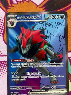 Pokemon TCG - N's Zoroark 175/159 - Journey Together - Full Art - NM - Image 2