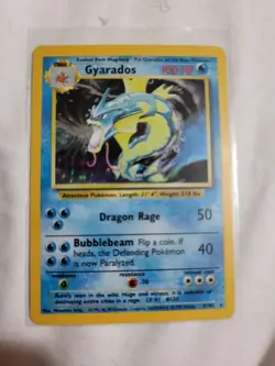 Pokemon Base Set Gyrados Holo Foil 6/102 - Image 1