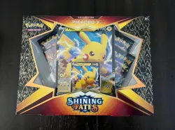 Pokemon TCG Shining Fates Pikachu V Collection Box 2021 *Factory Sealed - Image 1