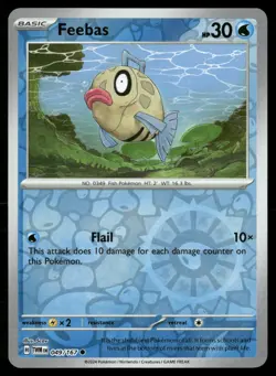 Feebas 049/167 Common Twilight Masquerade Pokemon Reverse Holo Near Mint - Image 1