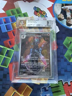 Pokemon TCG Ceruledge 197/191 Sv08: Surging Sparks Illustration Rare Holo BGS 9 - Image 1