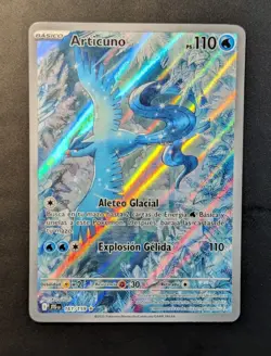 Pokemon TCG 2025 SV09 Journey Together Articuno 161/159 IR - NM - SPANISH JTG LA - Image 1