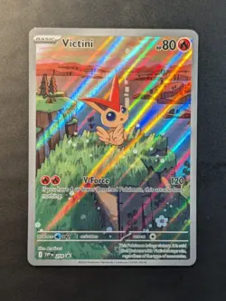 Victini 208 Holo Scarlet & Violet Promo NM - Image 1