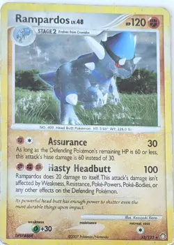 Rampardos (Cosmos Holo) 33/123 Holo Holo Rare Deck Exclusives Pokemon Holo DMG - Image 1