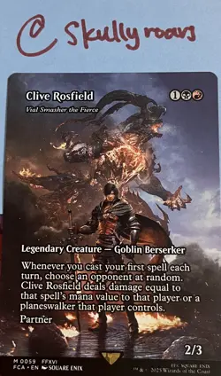 1x Clive Rosfield #0059 (Mythic Rare), Final Fantasy X MTG M/NM - Image 2