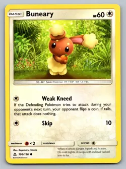 Pokemon TCG SM - Ultra Prism Buneary 106/156 - Image 1