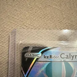 Pokemon TCG Ice Rider Calyrex V 164/198 Chilling Reign Full Art Holo EN - Image 3