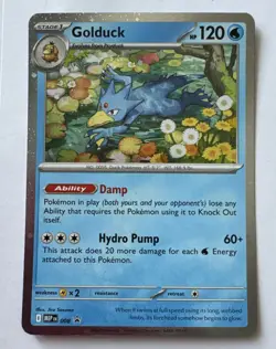 Golduck 008 Cosmos Holo Black Star Promo Pokemon -MEP - Image 1