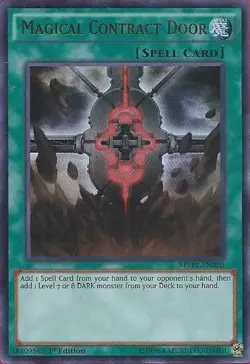 Magical Contract Door - MVP1-EN020 - Ultra Rare - 1st Edition - Lightly Played - Image 1