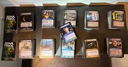 Star Trek CCG 2E ~984 Card Bulk Lot + Holo Spock + Call to Arms NM - Image 1