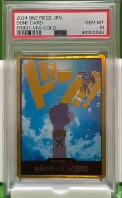 PSA10 Super Parallel Don Card (Vivi) Gold - Image 1