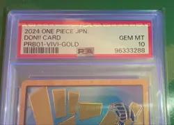 PSA10 Super Parallel Don Card (Vivi) Gold - Image 3