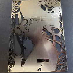 Goddess Story Gold METAL Card - Maiden Party - Serial Number #/100! Anime Girl - Image 5