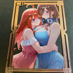 Goddess Story Gold METAL Card - Serial Number #/100! Anime Waifu Nakino - Image 4