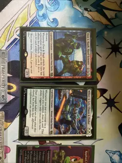 TMNT MTG Foil Borderless Card Lot +Spin Down Counter, And Box Of Cards All N/M - Image 2